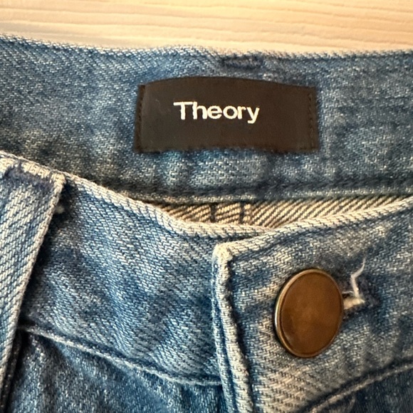 Theory Denim Jeans Lali size 24 100% cotton straight leg in excellent condition - Picture 2 of 5